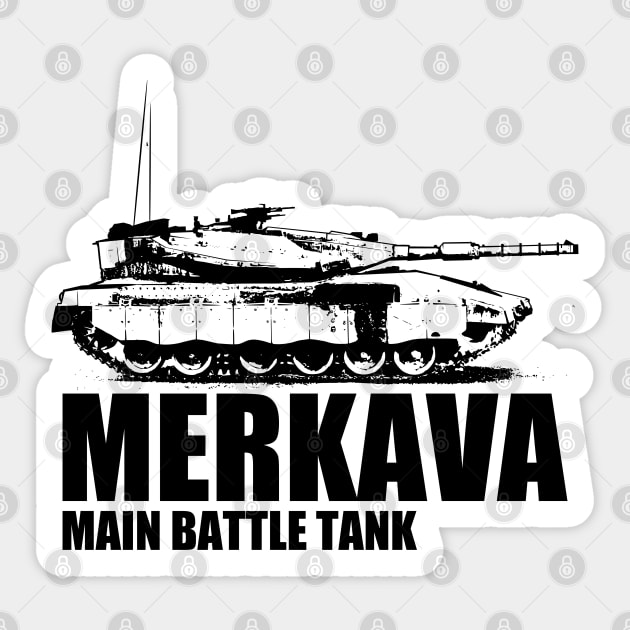 Merkava Main Battle Tank Sticker by TCP